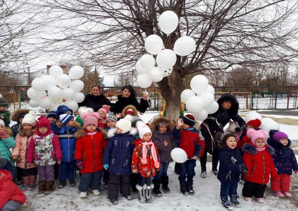 Акцию для уменьшения количества страданий в мире провели в детских садах Морозовского района