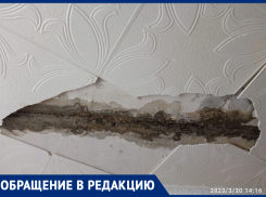 Когда нам ждать сухой погоды в доме? – на улице Демьяна Бедного 76 в Морозовске опять течет крыша