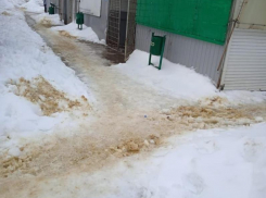 «Работа ведется в плановом режиме»: администрация района рассказала про уборку снега на территории рынка 