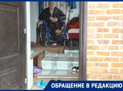 Очень нужна помощь: Ждать годами выхода на улицу инвалиду-колясочнику из Морозовска трудно