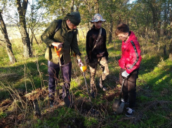 Морозовский военно-исторический центр «Станица» обучает работе молодых поисковиков