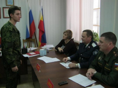 Постановка юношей-казаков на воинский учет в Морозовске уже началась