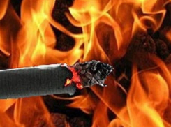 Простая сигарета является реальным источником возгорания, - начальник пожарно-спасательного гарнизона Морозовска