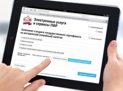 Возможность получить сертификат на маткапитал через интернет появилась у семей Ростовской области