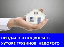 Продается подворье в хуторе Грузинов