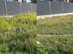 В Морозовске расчистили заросли на пересечении Матросова-Халтурина