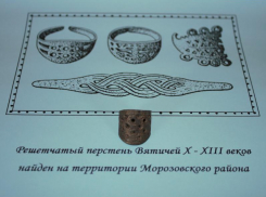 Редчайший артефакт X - XIII веков нашли на территории Морозовского района