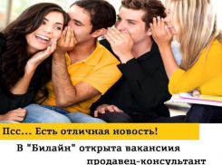 Работай в «Билайн»! 