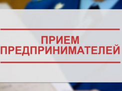 Прокурор Денис Федоренко проведет личный прием предпринимателей Морозовского района 