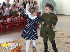 Красивым концертом и веселым спортивным праздником отметили 73-ю годовщину Великой Победы в детском саду «Сказка» 