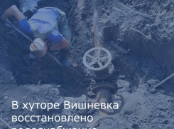 Работы по восстановлению водоснабжения провели в хуторе Вишневка