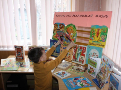 Малыши из детского сада «Солнышко» побывали на празднике книги в детском отделе Морозовской библиотеки 