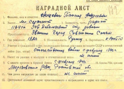 Герой без награды: Морозовчанин нашел наградной лист Таисии Ницевич
