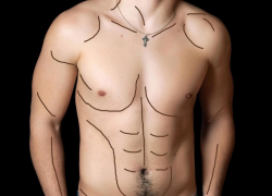 Мышцы можно нарисовать, но лучше - подкачать. Заходи в Блокнот Справочник