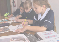 Урок "Бородинского сражения" провели для школьников в клубном формировании «Юный патриот» 