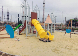 Общественная территория на Космическом, 3 готова на 99% 