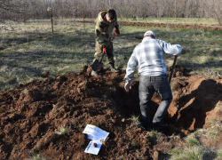 Поисковики РРОО ВИЦ "Станица" Морозовского района оказали помощь в исследовании места обнаружения павших бойцов РККА