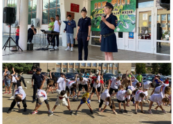 «Зарядка со стражем порядка»: школьники и молодежь Морозовского района приняли участие в акции, посвященной Дню физкультурника