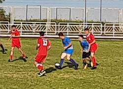 Зрелищный матч между ФК "УНР-Каменка" и ФК "Цимла" завершился равным счетом 1:1