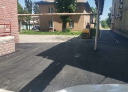 Оборудован тротуар от центральной площади Морозовска к районной поликлинике