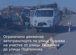 Работы на перекрестке улиц Руднева и Тургенева будут проводиться до 22 октября
