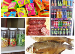 Суджук, арахис в глазури, копченый лещ и прохладительные напитки: на месте кафе "Эллада" открылся новый магазин