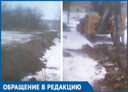 Вода пошла: в хуторе Вербочки экстренно проложили новый водопровод