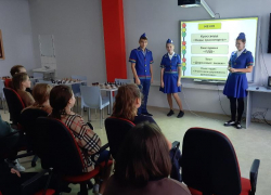 Зачетное занятие по ПДД прошло в центре цифрового и гуманитарного профилей «Точка роста», в гимназии №5