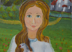 Юную морозовчанку наградили за лучшее видео о Донском крае, а ее автопортрет разместили на билборде 