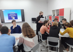 Брейн-ринг «Правонарушения и преступления» прошел в "Точке Роста" школы №4 в Морозовске