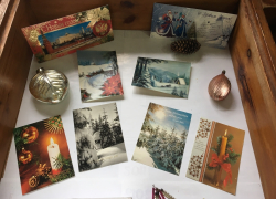 Новогодние открытки из коллекции Валерия Плато увидели посетители музея в Морозовске