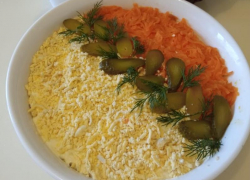 Вкусно и полезно: рецептом салата с куриной печенью поделилась морозовчанка Ирина Горбачева