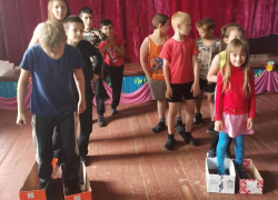 «Час веселых затей» провели для детей в сельском клубе хутора Сибирьки