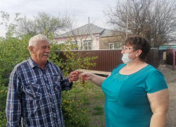 Жители хутора Сибирьки присоединились к акции «Георгиевская ленточка»