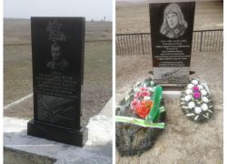 559-й бомбардировачный авиаполк установил ограду и посадил дерево у памятника погибшего летчика Александра Штырлова 