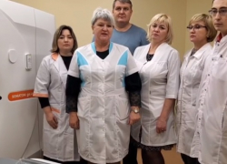 Главврач у компьютерного томографа рассказала о планах развития здравоохранения в Морозовском районе