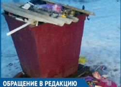 Перестали вывозить мусор, - морозовчанин о проблеме переполненных баков 