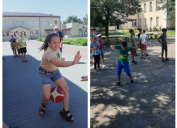 Соревнования "Веселые старты" провели для учеников лицея и школы №1 в Морозовске