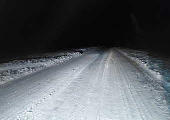 Власти опровергают «снежный коллапс» на трассе под Морозовском