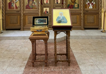 В храм станицы Тацинской привезли мощи Матроны Московской