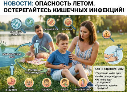Лето и кишечные инфекции: почему обычный пикник может закончиться больничной койкой