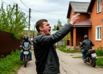 Мужчина шугал малолетних мотоциклистов стрельбой из оружия