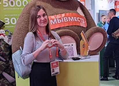 Морозовчанка Мария Ветошнова побывала на одной сцене с Владимиром Путиным