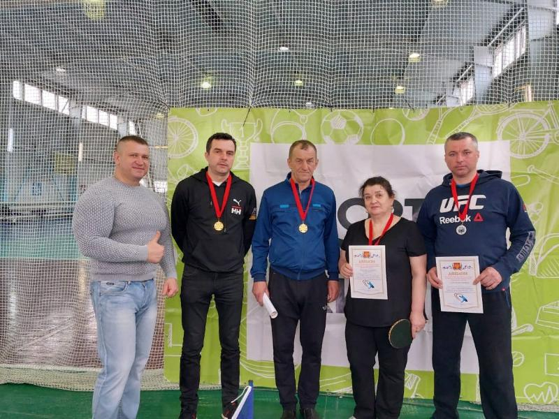 Команда Морозовского городского  поселения одержала победу в районных соревнованиях по настольному теннису