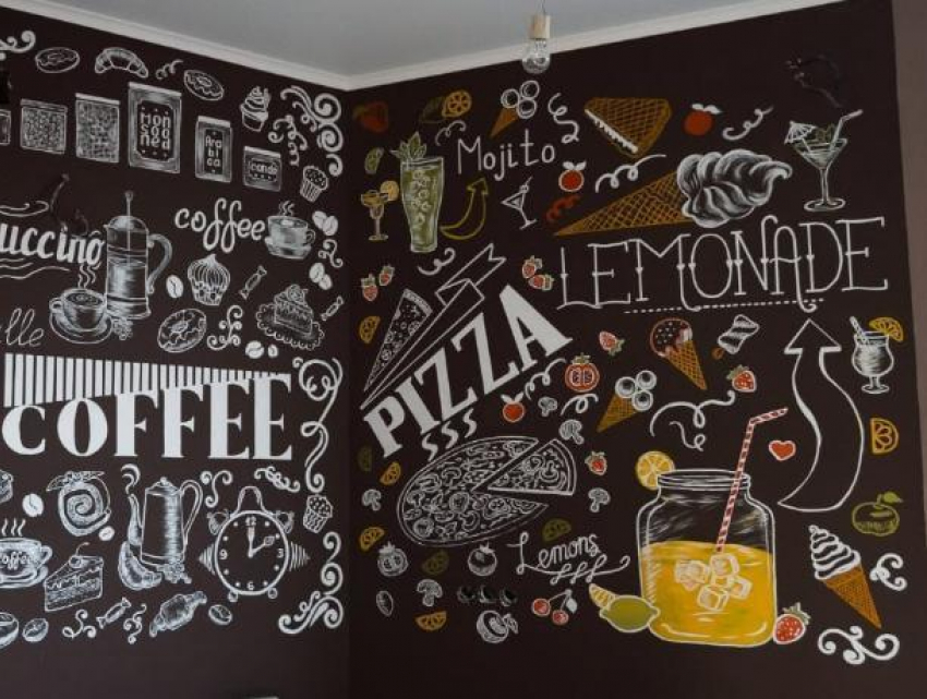 Крутая роспись стен здесь