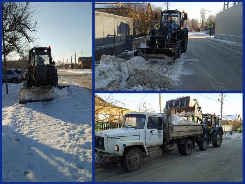 Работы по обработке дорог и пешеходных зон в период гололеда продолжаются в Морозовске
