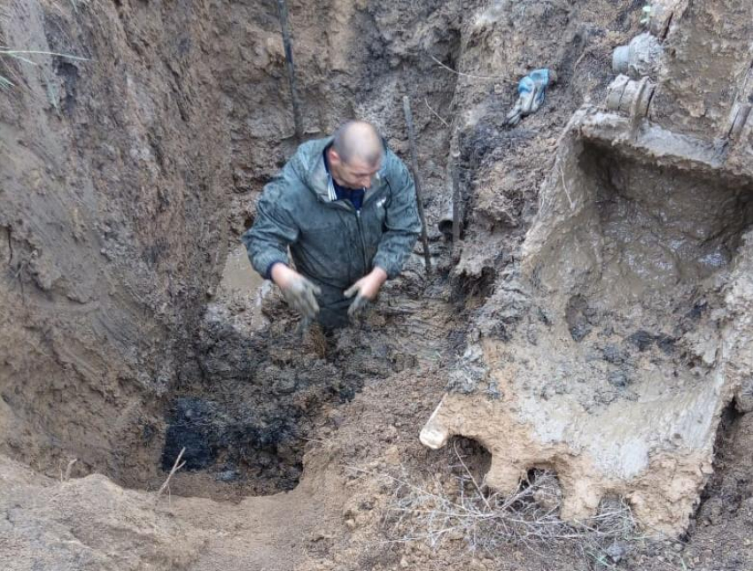 Три порыва на водопроводных сетях устранили в хуторе Вишневка 