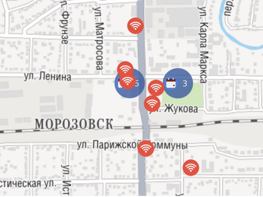 Для жителей Морозовска появилась карта всех бесплатных Wi-Fi точек