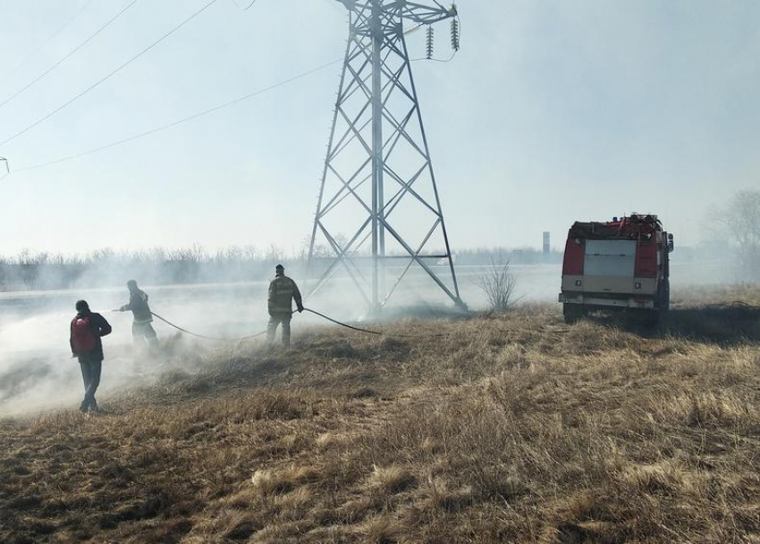 Сухую растительность в Морозовском районе выжигают специально, чтобы не было беды