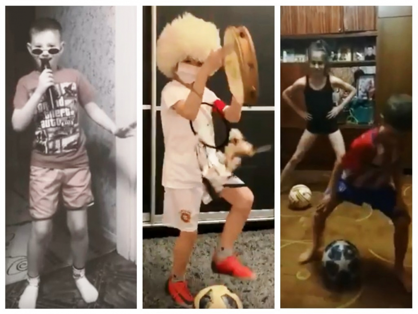 Юные футболисты «УНР-Каменка» в Морозовске сняли видео о том, чем они заменяют тренировки пока все сидят дома